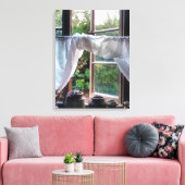 FARMHOUSE KITCHEN FENSTER LEINWANDDRUCK (Insitu (Wohnzimmer))