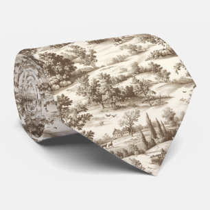 Farmhouse-Kürbisernte-Land-Toile (5) Krawatte