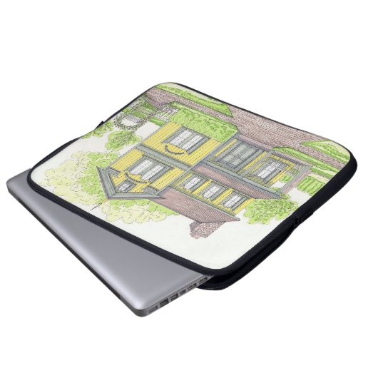 FarmHouse Laptop Case (Vorne Knopf)