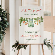 Farmhouse Little Sprout Wäscheleine Babyparty