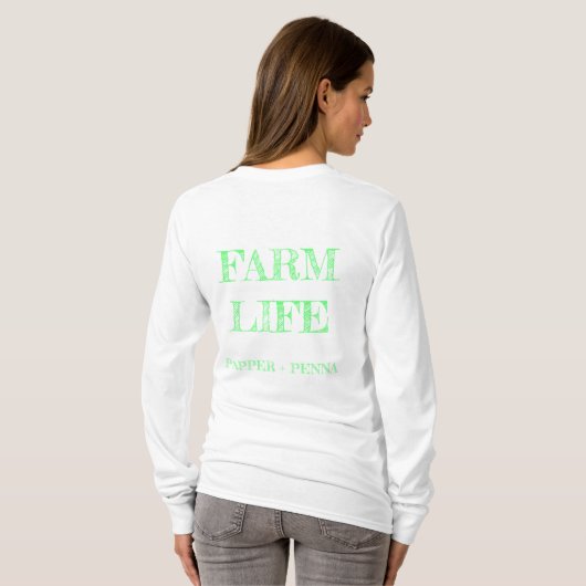 FarmHouse Long Sleeve Tshirt (Schwarz voll)