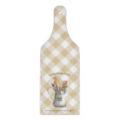 Farmhouse Monogram Name Charcuterboard Schneidebrett (Vorderseite)