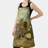 Farmhouse Mother Hen and Baby Chicks Apron Schürze (InSitu)