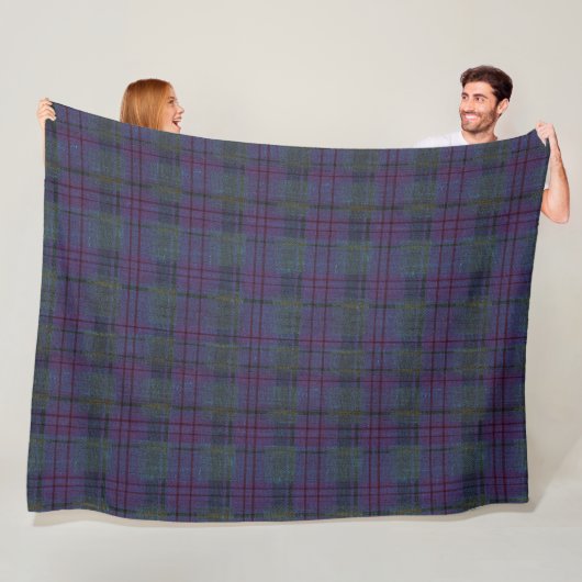 Farmhouse Navy Blue Tartan Fleecedecke (Beispiel)