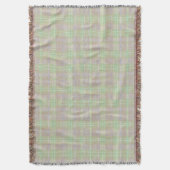 Farmhouse Neutral Sage Plaid Decke (Vorderseite Vertikal)