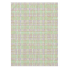 Farmhouse Neutral Sage Plaid Tischdecke