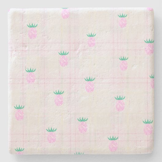 Farmhouse Pineapple Oasis Steinuntersetzer (Vorderseite)