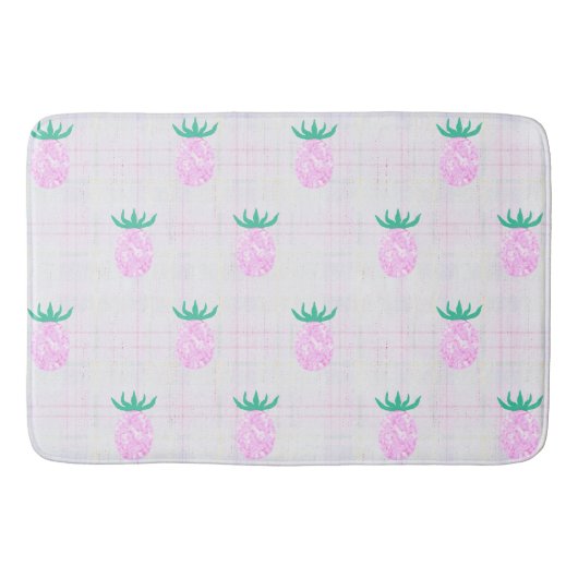 Farmhouse Pineapples Badematte (Vorderseite)