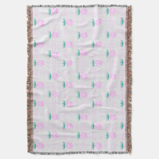 Farmhouse Pineapples Decke (Vorderseite Vertikal)