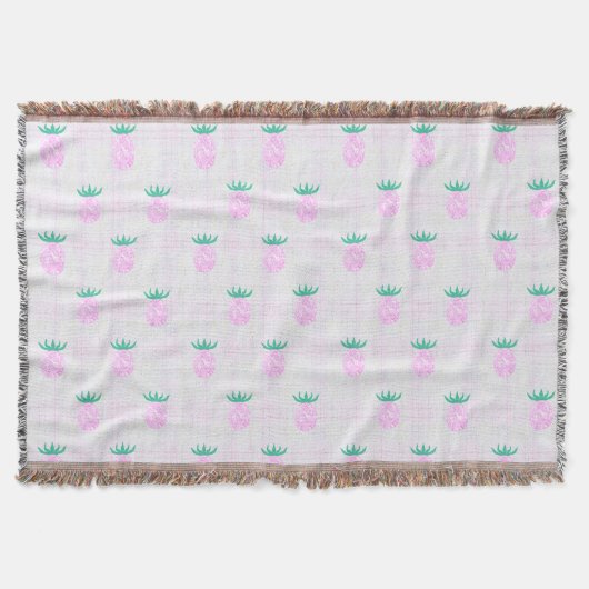 Farmhouse Pineapples Decke (Vorderseite)