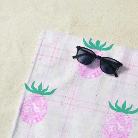 Farmhouse Pineapples Strandtuch (Beispiel)