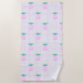 Farmhouse Pineapples Strandtuch (Vorderseite)