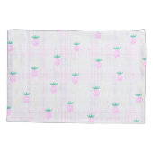 Farmhouse Pink Pineapple  Kissenbezug (Rückseite-Links)