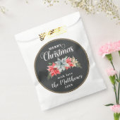 Farmhouse Poinsettia Rustic Merry Christmas Geschenktütchen (Versiegelt)