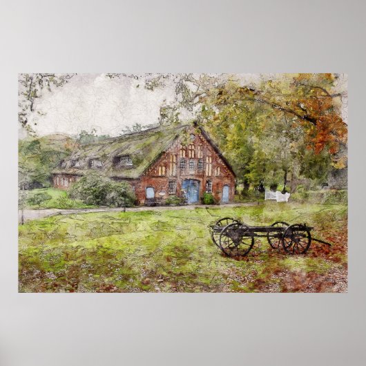 Farmhouse Poster (Vorne)