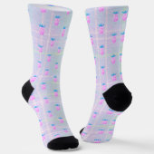 Farmhouse-Rosa-Ananas Socken (Gewinkelt)