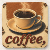 Farmhouse Rustic Vintage Kitchen Coffee Cup Getränkeuntersetzer (Vorderseite)
