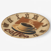 Farmhouse Rustic Vintage Kitchen Coffee Cup Pappteller (Schrägansicht)