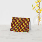 Farmhouse Sonnenblumenausweis Karte (Gelbe Blume)