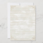 Farmhouse Tea Bridal Shower Invitation Einladung (Rückseite)