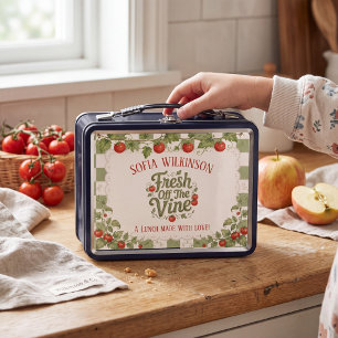Farmhouse-Tomaten-Garten Frisch von der Rebe Metall Brotdose