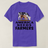 Farming Design America Needs Farmers T-Shirt (Design vorne)