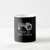 Farming This Is How I Roll Tractor Farmer Kaffeetasse (Mittel)