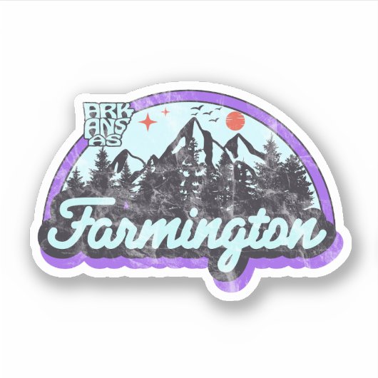 Farmington, Arkansas Sticker (Vorderseite)