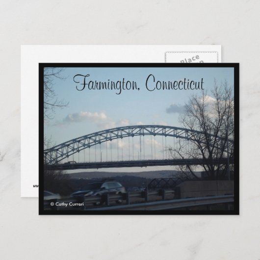 Farmington, Connecticut Postcard Postkarte (Vorne/Hinten)