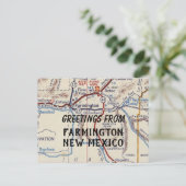 Farmington New Mexico Postkarte (Stehend Vorderseite)