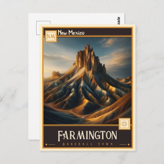Farmington, New Mexico | VINTAG Postkarte (Vorne/Hinten)