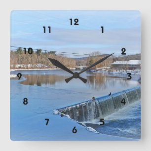 Farmington River Wanduhr
