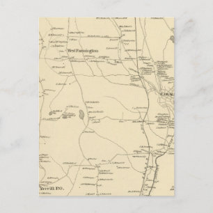 Farmington, Strafford Co. Postkarte