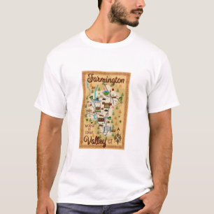 Farmington Valley, Connecticut, Mutter der Städte T-Shirt