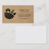 Farmland Icon Business Card Visitenkarte (Vorne/Hinten)