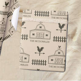 Farmland Weihnachten Geschenkpapier