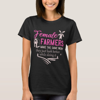 Farmmädchen Bauer Rancher Daughter T-Shirt