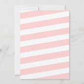 Farmmädchen-Geburtstags-Einladungs-Rosa-Pfirsich Einladung (Rückseite)