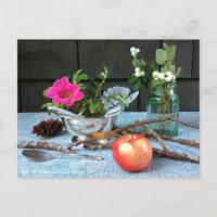 FARMphemera.com "Antiquitäten & Wilde Rose" Postka