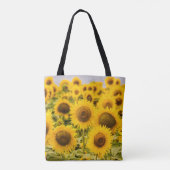 Farms A Sunflower Field Tasche (Rückseite)