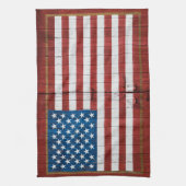 Farms American Flag | Barn Mural Geschirrtuch (Vertikal)