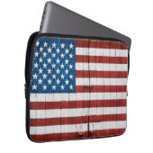 Farms | American Flag Barn Mural Laptopschutzhülle (Vorne Rechts)