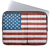 Farms | American Flag Barn Mural Laptopschutzhülle (Vorderseite)