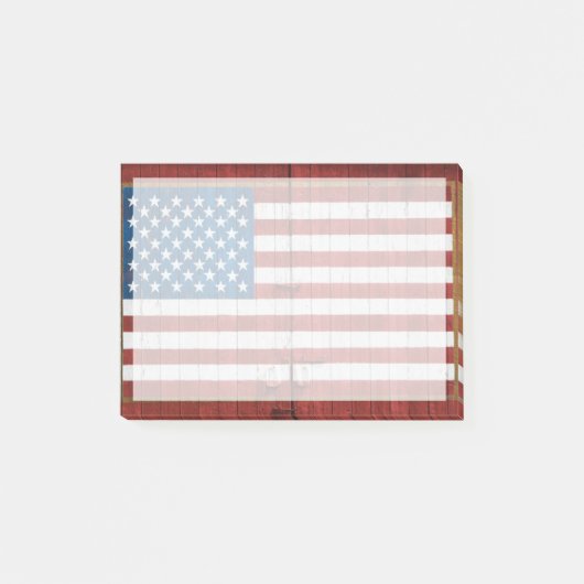 Farms American Flag | Barn Mural Post-it Klebezettel (Vorderseite)
