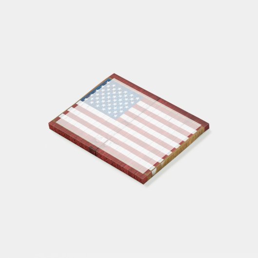 Farms American Flag | Barn Mural Post-it Klebezettel (angewinkelt)