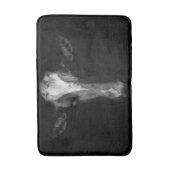 Farms B&W Cow Head Shot Badematte (Vorderseite Vertikal)