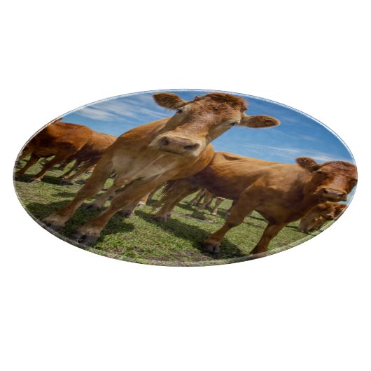 Farms | Brown Cow Group Schneidebrett (Ecke)