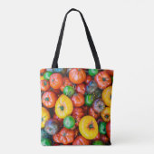 Farms Colorful Tomato Harvest Tasche (Rückseite)