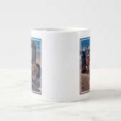 Farms Rusty Antique Tractor Jumbo-Tasse (Vorderseite)