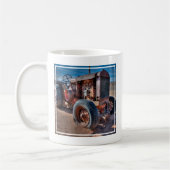 Farms Rusty Antique Tractor Kaffeetasse (Links)